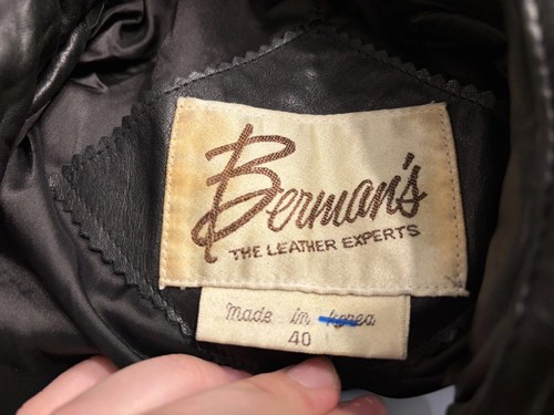 Vintage 80s bermans black - 80s,