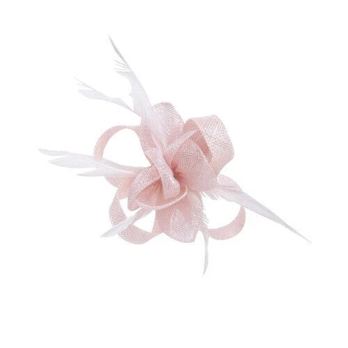 Women feather flower hair hat - hair,