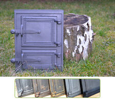 26x35 Cast iron fire door clay