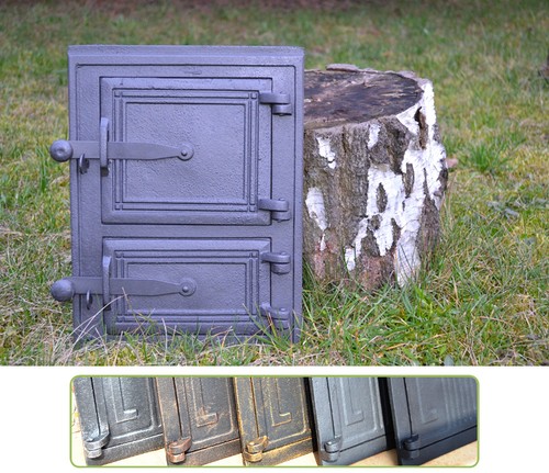 26x35 cast iron - fire, door
