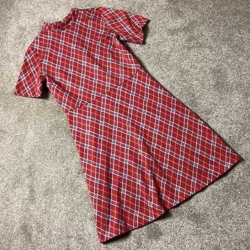 Next red tartan dress knee - next,