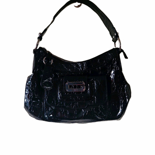 Guess black patent faux - black,