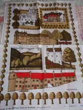 Pat Albeck Linen Tea Towel Properties For The National Trust Scotland Vintage