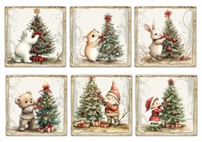 Christmas card toppers for