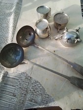 Silver Plate Ladles, Sugar