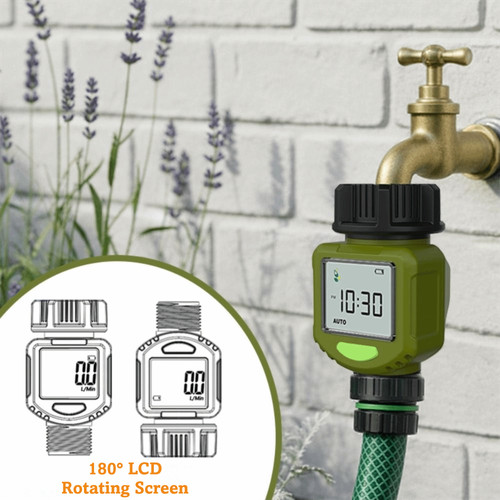 Digital water flow meter - water,