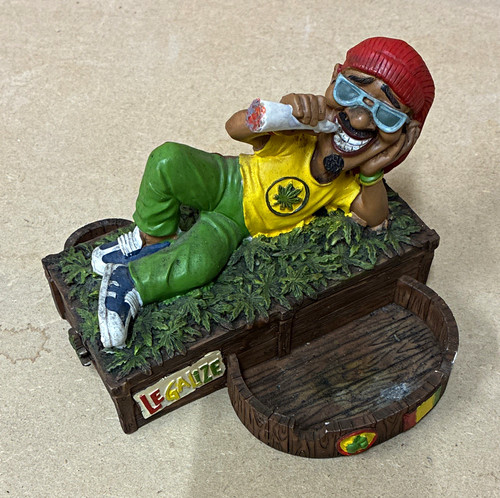Novelty resin reclining smoker - novelty,