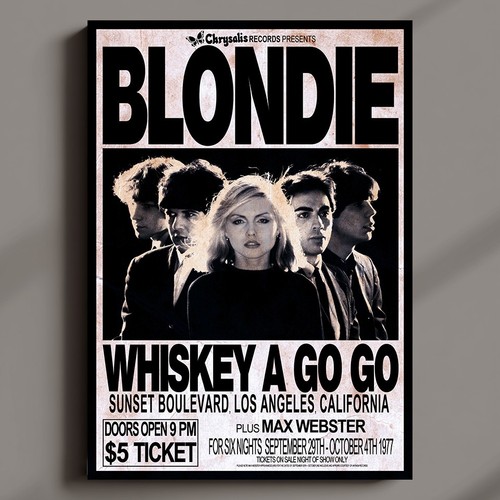 Blondie whiskey go 1977 - blondie,