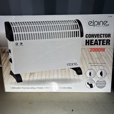 Elpine convector Heater Thermostat Control 3 setting 2000W- BNIB 