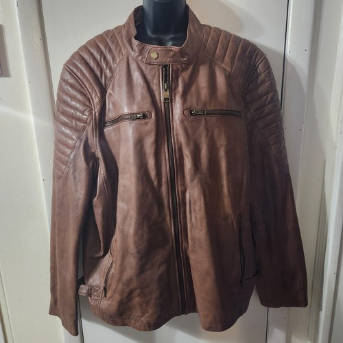Black rivet moto - moto, brown