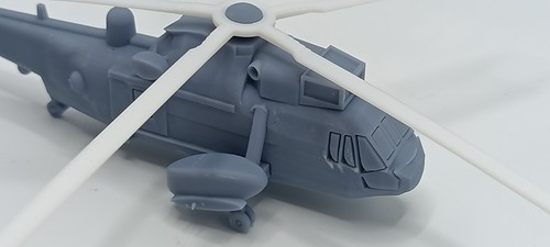 Model sea king helicopter - 1/96,