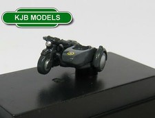 BNIB N GAUGE OXFORD DIECAST 1:148 NBSA008 BSA MOTORBIKE & SIDECAR RAF