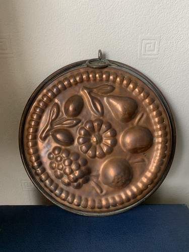 Antique french copper mould - french,