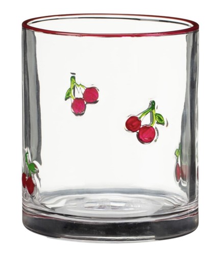 Cherry embossed tumbler - cherry,