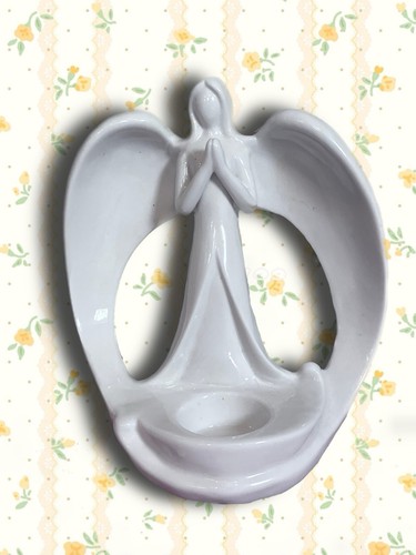 Angel tea light candle holder - light,