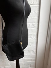 Vintage Black Real Leather