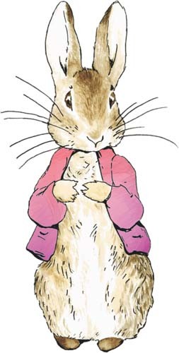 Peter rabbit watercolour wall - peter,