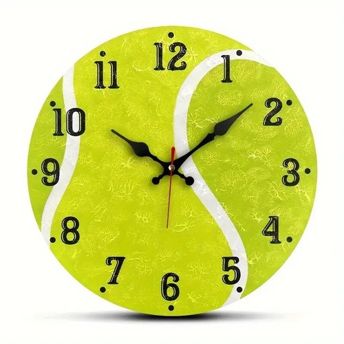 Tennis ball clock 30cm wall - ball,