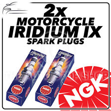 2x NGK Iridium IX Spark Plugs for KAWASAKI 650cc W650 (EJ650 A1-A2) 99->05 #4218