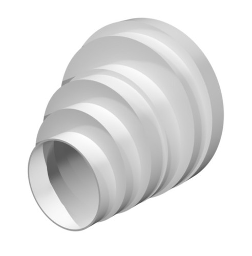 Duct pipe reducer - pipe,