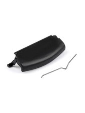 Black console center armrest - black,