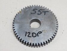 55T 12DP Spur Gear 1 1/8" Keyed Bore For Lathe Milling Machine BLA2