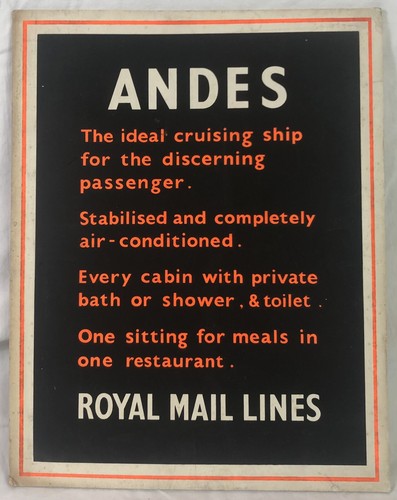Vintage rms andes - vintage, advertising