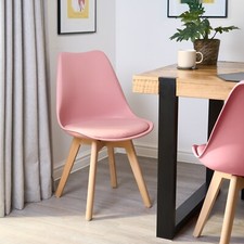 Dining Chair Tulip Wooden Legs