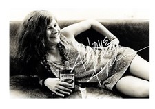 Janis Joplin 4 A4 reproduction
