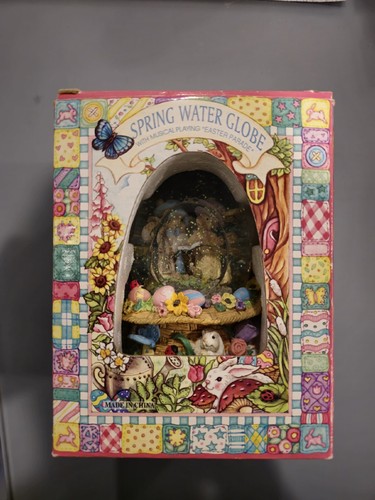Vintage spring easter egg snow - easter,