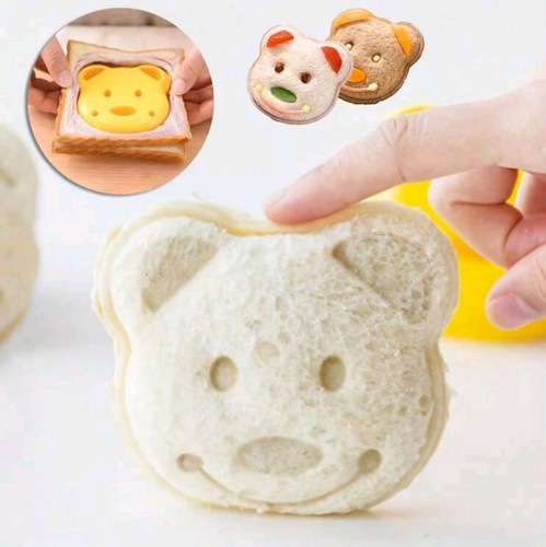 Cute bear shaped sandwich - cute,
