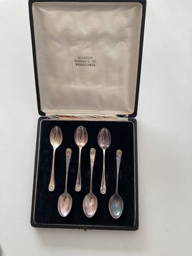 Silver plated teaspoons - 6,