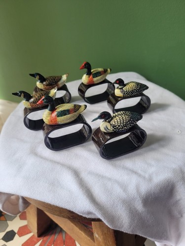 Vintage hand painted bird - hand,