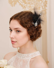 1920S Feather Flapper Hair