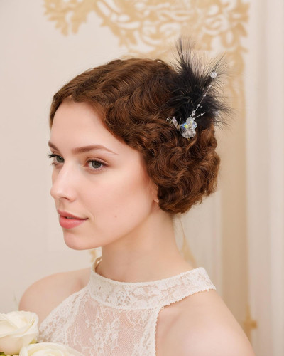 1920s feather flapper - 1920s,