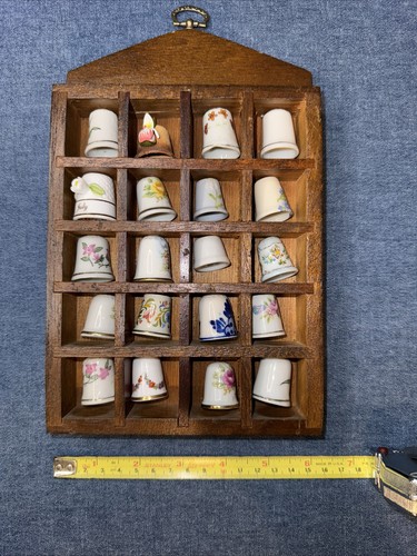 Vintage porcelain thimble - vintage,