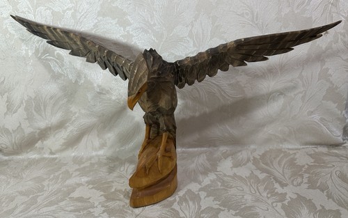 Vintage hand carved wooden - hand,