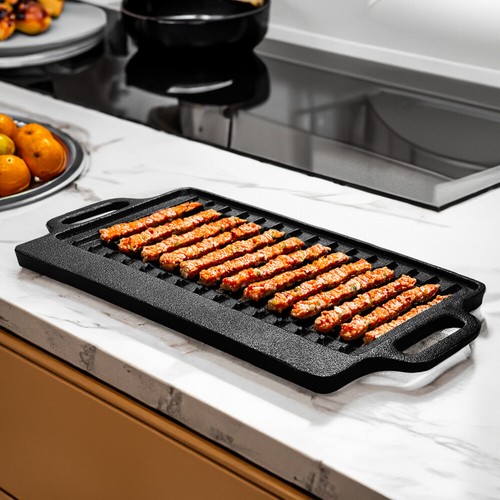 Non stick cast iron reversible - non-stick,