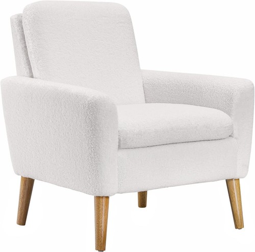 White sherpa accent - white,