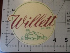 WILLETT BOURBON kentucky whiskey distillery logo STICKER decal empty