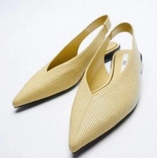 NEW Zara Pointed Toe Pale
