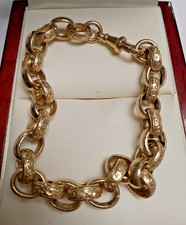9ct Gold belcher bracelet  Pre