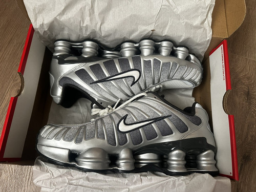 Nike shox metallic silver - nike,