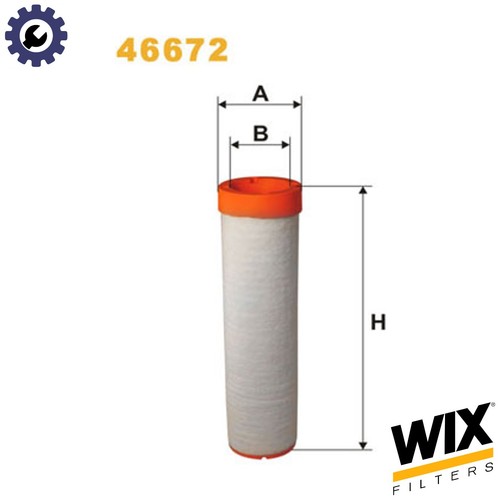 Secondary air filter 46672 for - secondary,