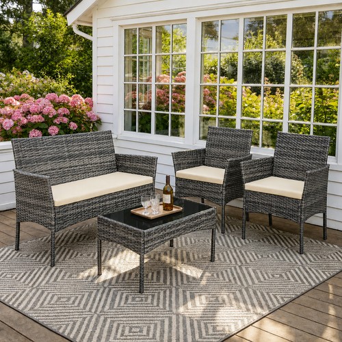 Seater garden rattan - 4,