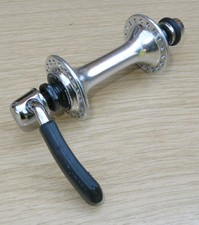 Retro 1991 Shimano Deore XT Front Hub HB-M730 and Q/R Lever - 36 Hole