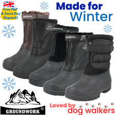 Mens Groundwork Faux Leather