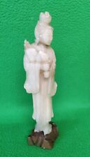 Vintage Antique Chinese Soapstone Figure Guanyin Kwan Yin Guan Yin 9inch 