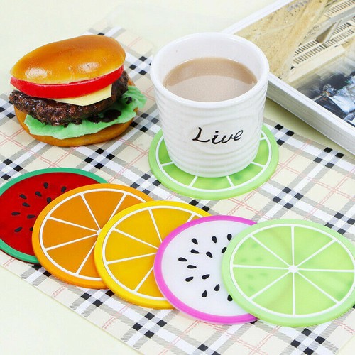 Fruit slice coasters - fruit,