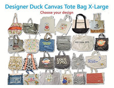 Extra Large Cotton Canvas Tote